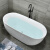保温浴缸亚克力薄边浴缸无缝浴缸家用成人独立式欧式浴缸贵妃浴缸定制 空缸配置 1.6m
