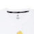 阿迪达斯（Adidas）t恤男短袖印花时尚圆领半袖舒适吸汗经典图案衫 空手道-白/金 3XL