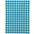 海斯迪克 gnjz-1322 彩色不干胶圆点标签贴纸 分类记号贴 10mm蓝色（2475贴）