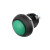 CDOE 12mm金属按钮防水开关彩色焊接式螺丝脚抗爆耐腐蚀 复位球形 尼龙焊接脚(绿色)