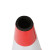 橡胶路锥雪糕筒 塑料锥形帽桶 反光安全路障伸缩圆锥 警示牌柱隔离墩 PP伸缩款-高70cm-重1.3斤