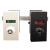 稳斯坦 W7166 有人无人标示锁 铝合金卫生间指示移动厕所隔断门锁 钥匙款(门厚60)