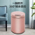 智能垃圾桶自动感应北欧风垃圾桶带盖垃圾桶客厅卧室大容量卫生间 经典黑 8L