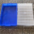 JN JIENBANGONG 塑料方盘 工业塑料盒子长方形胶盆托盘方形塑料盆工具盒零件盒方盆 450*295*55mm