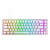 Xtrfy K5 机械键盘 电竞游戏键盘 台式电脑笔记本外接有线 客制化套件全键热插拔 红轴 K5 键盘 白色