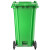 舒蔻(Supercloud)户外垃圾桶大号带盖环卫带轮小区物业商用塑料分类室外大容量垃圾箱 240L绿