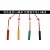通信光缆扎线电力电缆绝缘绑线包塑扎丝瓷瓶绑扎线 红色单芯铁芯直径1.0外径2.0 18