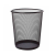 加厚防锈铁网垃圾桶金属垃圾篓办公室铁丝网废纸篓卫生间无盖 大号(18L)送垃圾袋20只+2夹子