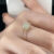 碧允和田玉戒指女小众设计时尚个性转运食指戒2023年新款潮感指环 和