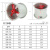 防爆轴流风机380v工业防爆型消防CBF-300管道220V防爆排风扇 CBF-400-固定式(220V/380V)