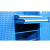 POWERKING 工具柜S3 1000×600×1800 带方孔挂板配锁 两层抽屉 两层隔板 储物柜板厚1.2mm 单位：台