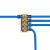威锐嘉 一分三免断线分线器1-6平方大功率接线端子导线并线器T型分二并线 FXD1-210（1.5-10平方）1进2出 
