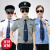 耀王夏季保安服短袖新式保安工作制服物业门卫作训服 白色单短袖 160 