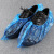 COFLYEE 一次性鞋套加厚鞋套布学生防水雨天脚套室内塑料鞋套定制 新料加厚1.4g(蓝色)
