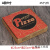 一次性披萨打包盒7/9/10/12寸pizza牛卡瓦楞比萨盒外卖纸盒子 红色A款9寸25个