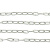 8816 304不锈钢链条 不锈钢长环链条 不锈钢铁链 金属链条 直径5mm长30米 304不锈钢链条