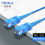 创优捷 光纤跳线 铠装 单纤 SC/UPC-SC/UPC-单模-G.652D-3mm-3M-LSZH-蓝色