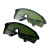 电焊眼镜焊工专用防打眼防强光紫外线电弧焊接氩弧焊劳保男护目镜 防雾款深绿绿1付眼镜盒+布