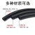 铸固 PE塑料波纹管 穿线软管黑色电工电线保护管 PA尼龙AD18.5(内径14.3)/5米