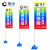 固乡 3米广告旗注水刀旗 注水道旗广告旗杆户外展览60*160cm注水旗杆旗帜【免费排版】旗杆+底座+旗帜单面印