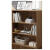 简约现代自由组合书柜置物柜木质儿童收纳储物小柜子简易书架书柜 42型两层白色