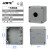 金属铸铝防水按钮盒孔径22端子开关盒 铝合金123456孔户外接线盒 22 4空盒(加高型)带灯按钮专用