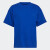 阿迪达斯 （adidas）三叶草短袖T恤男士2024夏季新款针织透气宽松舒适休闲圆领运动 HM5114蓝色 M