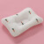 有彩婴儿全棉枕头定型枕四季通用印花纱布0-1岁新生儿宝宝枕头 小牛 20x30cm