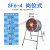 低排气轴流式通风机 SF噪音220v工业通风机低轴流风机岗位式噪声 SF6-4岗位式/220v