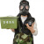 晋广源 FNJ05防毒面具活性炭过滤式呼吸面具头戴式防护面具 单面具+民品罐+迷彩包+行军箱