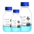 蜀牛蓝盖试剂瓶50 100 250 500 1000 ml螺口流动相丝口瓶化学实验室玻璃样品瓶带刻度 无标透明丝口瓶2000ML