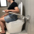 折叠马桶扶手浴室厕所老人残疾人防滑安全无障碍助力架卫生间栏杆 MT-白色（两支装）