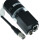 工业相机6芯电源线hr10a-7p-6s柔性IO触发线巴斯勒工业相机 黑色弯头 20m