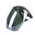 聚远 JUYUAN  电焊面罩具 轻便氩弧焊全脸防护烤脸打眼强光头戴式PC焊帽 黑顶灰屏面罩  2个起售