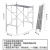 镀锌移动脚手架活动脚手架门式工地装修龙门架钢管手脚架 2.5厚四杠型脚手架