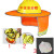 防晒遮阳帽子太阳能风扇夏季工地施工透气头盔遮阳板安全帽大帽檐 黄色风扇帽