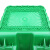 益美得 YJX2 新国标分类垃圾桶加厚大号240L户外环卫大垃圾桶带盖 绿色（厨余垃圾）