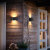灯典（DENG DIAN）防水LED户外壁灯别墅门口露台庭院花园创意设计洗墙灯简约上下发光双头B-003060 6W 3000K