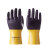 耐油手套博尔格801防水手套工业耐酸碱浸塑胶皮橡胶耐磨工地手套 加厚款 200耐油手套(10双价格) L