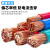 国标电线广州珠江电缆花城牌BVR15/25/4/6平方铜芯家装 1平方单皮软线100米红色