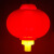 远波 LED亚克力灯笼路灯杆灯大红笼 塑料红灯笼	100cm三连串【灯笼+灯架】
