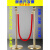 不锈钢挂绳一米线护栏 栏杆座 警戒线隔离带 钛金色迎宾礼宾柱 不锈钢5米带