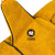 贝傅特 电焊手套防火花耐高温隔热黄色反磨皮加长双层电焊手套