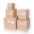 正方形快递纸箱纸盒五层发货打包搬家15/20/25/30/35/40 三层特硬 正20*20*205个
