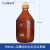 蜀牛玻璃棕色透明蓝盖丝口试剂瓶高硼硅蓝盖瓶100/250/500/1000ml 高硼硅棕色 2000ml