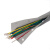 好工邦 PVC扣式结束带 电缆包线管保护布套钮扣式防护套 灰灰WB242/布宽242/Φ70 75M/卷 单位：卷