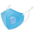 星工（XINGGONG）儿童KN95口罩 防雾霾工业粉尘花粉硅胶鼻夹独立包装 淡蓝色 10只