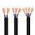 起帆（QIFAN）中型橡套软电缆 YZ-300/500V-2*2.5 黑色 100m