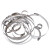 安英卡尔 E1891 304不锈钢喉箍扎带 电线杆卡箍活扣螺丝扎带 捆扎直径130-152mm(20个）