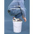普力捷（PULIJIE）  水杉加厚水桶螺旋盖塑料桶酱料桶圆桶周转桶带盖 螺旋桶25L+配龙头